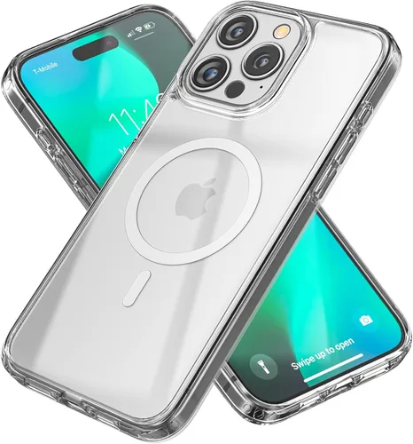 Vista 9 de ENCASED Funda de privacidad, diseñada para iPhone 15 Pro (2023), funda transparente delgada con protector de pantalla antiespía, vidrio templado 9H