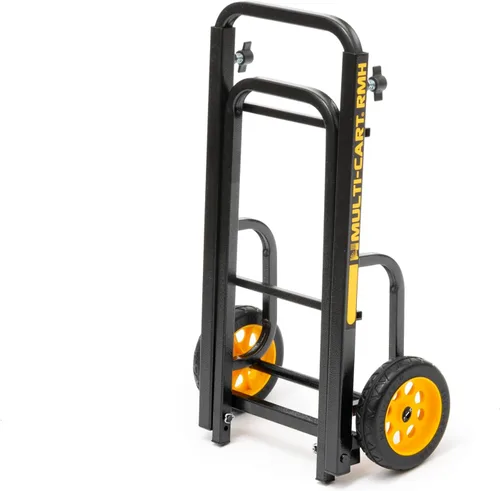 Vista 2 de Rock-N-Roller RMH1 Mini-Handtruck con capacidad de carga de 200 libras, color negro