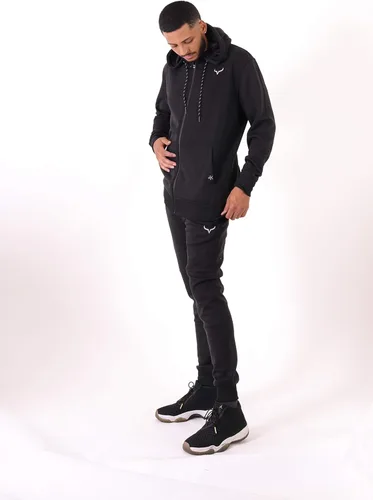 Vista 3 de Sudadera deportiva con capucha y cremallera completa para hombre