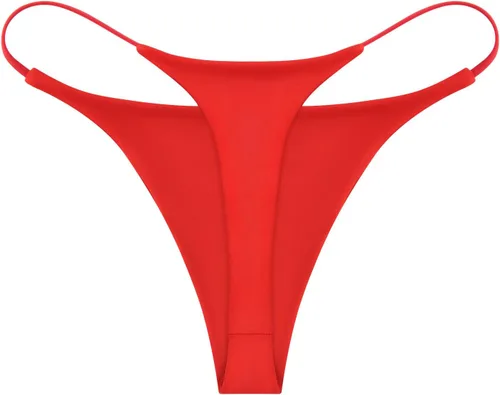 Vista 6 de ETAOLINE Tanga de bikini para mujer con parte inferior atrevida sólida G String Bragas