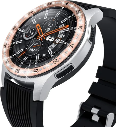 Vista 4 de FitTurn Anillo de bisel compatible con Samsung Galaxy Watch 4 Classic de 1.811 pulgadas/Galaxy Watch 1.811 pulgadas/Gear S3 Frontier &