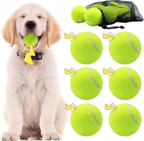 Vista 9 de Swingers Pelotas de tenis chirriantes para perro, pelotas de tenis de Varios