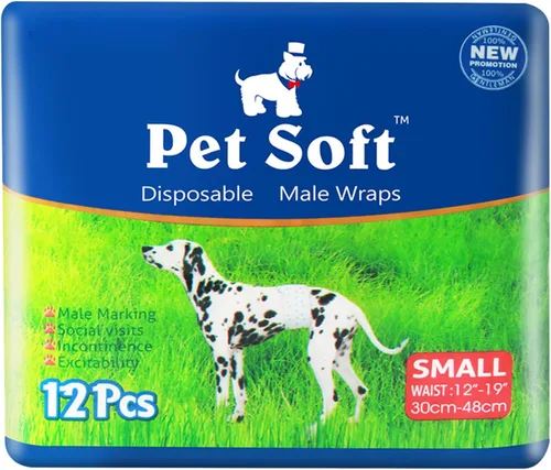 Vista 15 de Pañales Pet Soft para perro, desechables, para perros macho, xs