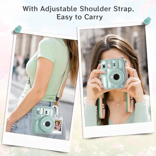 Vista 6 de Funda transparente para cámara instantánea Instax Mini 13 Kit