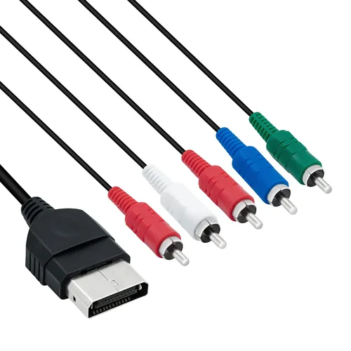 Vista 8 de Mcbazel HDTV de alta definición componente de TV compuesto AV Audio Video Cable para Classic Original Xbox sólo
