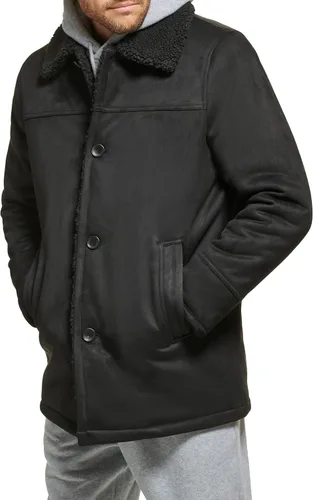 Vista 2 de Calvin Klein Chaqueta de piel de oveja sintética para hombre