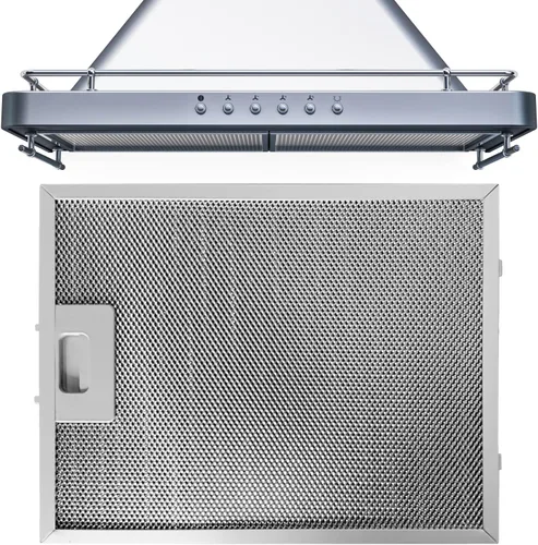 Vista 2 de Filtro de campana extractora, resistente que garantiza que no es fácil de romper, reemplazo del filtro para campana extractora, horno microondas