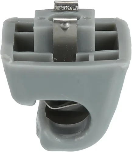 Vista 3 de X AUTOHAUX Retenedor plástico del soporte del clip del gancho de la visera del sol del coche gris 126-810-00-12-8412 para Mercedes Benz W123 W124
