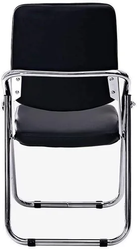 Vista 4 de Silla plegable para el hogar, oficina, estudio, entrenamiento, silla de espalda, taburete portátil, silla de computadora, silla de comedor