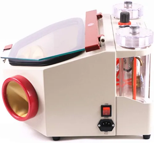 Vista 2 de Dos plumas Sandblaster máquina joyería laboratorio dental Sandblaster Sand Blaster (110V)