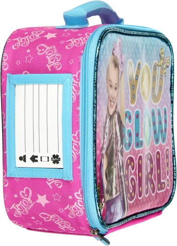 Vista 4 de Bioworld Jojo Siwa You Glow Girl Soft Kit Lonchera térmica de 10 pulgadas