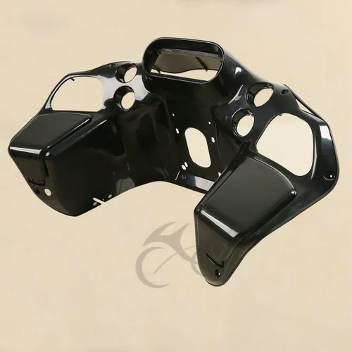 Vista 4 de Carenado interior ABS negro sin pintar compatible con Harley Davidson Road Glide FLTR 1998-2013