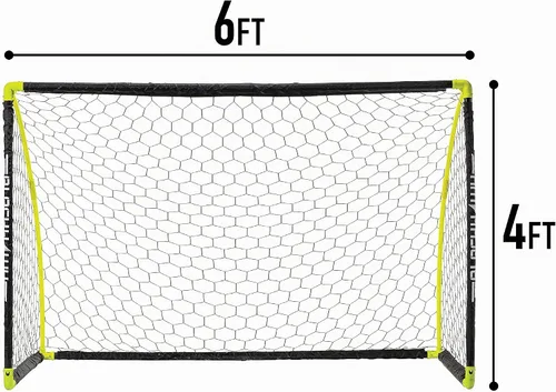 Vista 2 de Franklin Sports Blackhawk Set de fútbol portátil instantáneo 6 x 4