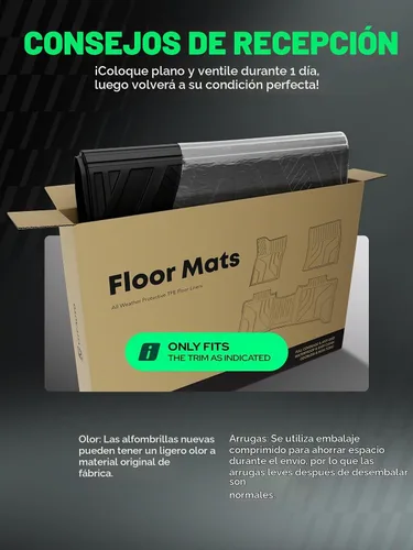 Vista 10 de YHTAUTO Alfombrillas para Ram 1500/2500/3500 2009-2018, 1500 Classic 2019