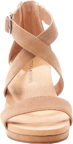 Vista 3 de Lucky Brand Sandalias de cuña Kenadee para mujer
