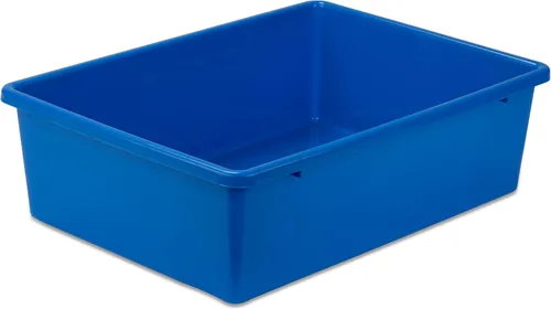 Vista 3 de Honey-Can-Do tacho de plástico para almacenamiento., Verde, L