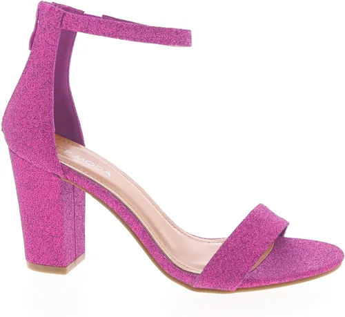 Vista 16 de TOP MODA Hannah-1 - Sandalias de tacón alto con tira en el tobillo elegantes, suela antideslizante, para boda, fiesta, baile de graduación Beige