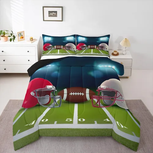 Vista 49 de Juego de ropa de cama de baloncesto para niños y adolescentes, juego de edredón deportivo para niños, tamaño matrimonial, suave, ligero, decoración