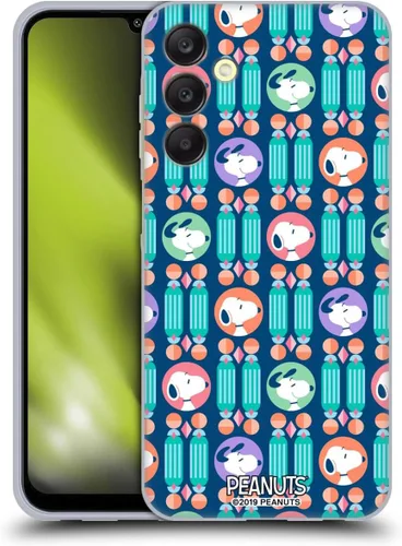 Vista 50 de Head Case Designs Snoopy Deco Dreams - Funda de gel con licencia oficial de Peanuts Blue Pattern [protección de grado militar] compatible con Google