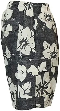 Vista 2 de Surf Ave Traje de baño clásico largo para hombre, sin ojales
