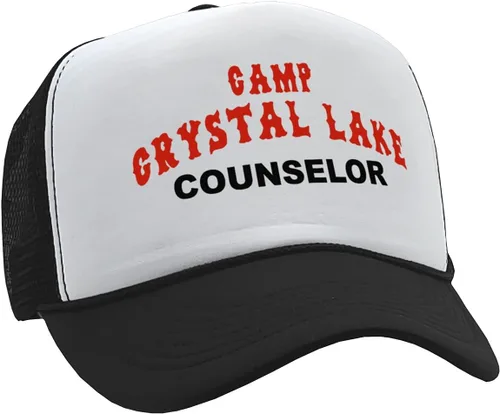 Vista 10 de Camp Crystal Lake Counselor - Halloween - Gorra de camionero estilo retro vintage