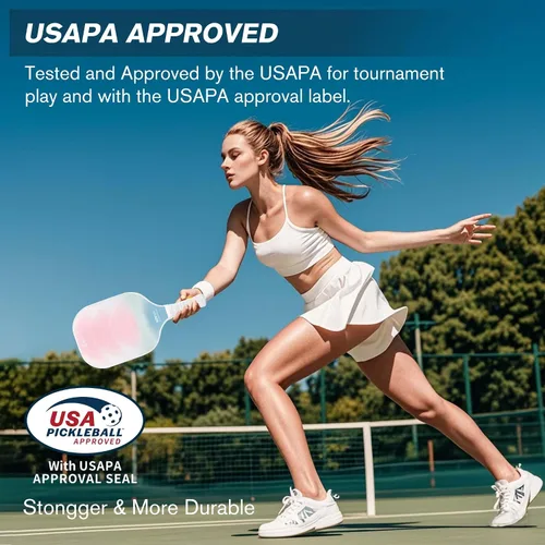 Vista 8 de LUZZ Pickleball Paddles, T700 Carbon Fiber Pickleball Paddle Sandblasted Surface with Honeycomb Core Pickle Ball Rackets for Beginners Increased UN