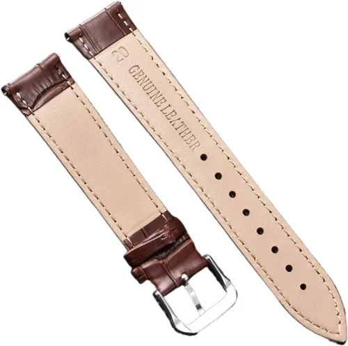 Vista 3 de Correas clásicas de cuero Watcbands 0.945 in 0.866 in 0.787 in 0.709 in 0.630 in hombres de negocios pulseras reloj accesorios correas