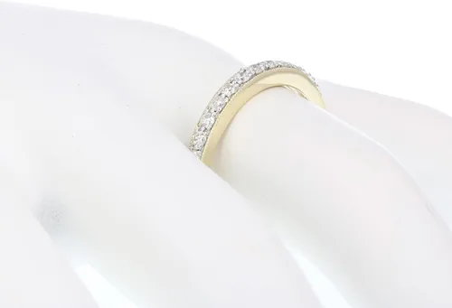 Vista 9 de Vir Jewels Anillo de compromiso de boda de diamantes de 15 quilates (ctw) para mujer, anillo de compromiso de diamantes redondos de media eternidad