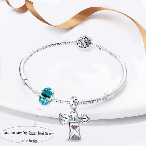 Vista 137 de LNQOBU Happy Life - Colgante para pulseras de abalorios, plata de ley 925 para mujer (con un espaciador de cuentas)