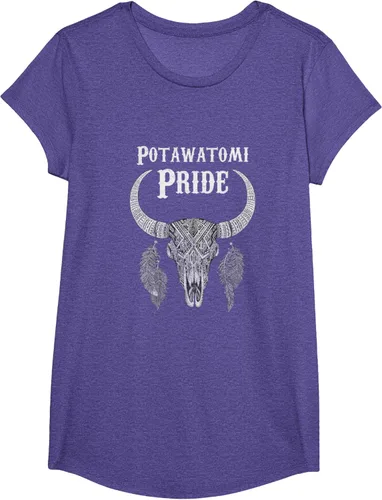 Vista 20 de Potawatomi Pride Tribe Native American Indian Buffalo Camiseta