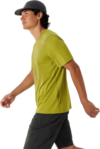 Vista 2 de Arc'teryx Cormac - Camisa de cuello redondo para hombre, transpirable, de secado rápido, para entrenamiento de gimnasio, senderismo, correr