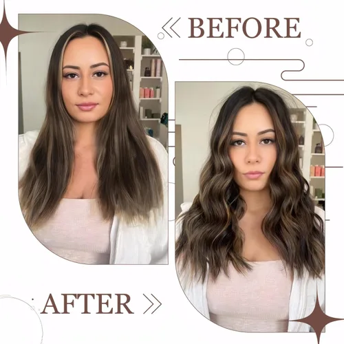 Vista 130 de Hetto . Extensiones de cabello humano rizado con clip, color #1 negro azabache, extensiones de cabello humano ondulado natural para cabeza completa