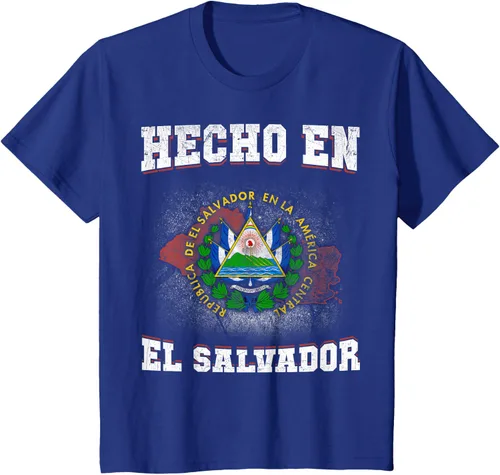 Vista 11 de Camisa de la bandera de El Salvador hecha en El Salvador