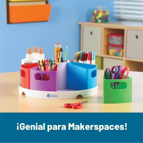 Vista 4 de Centro de almacenamiento "creador de espacio" Learning Resources, colores brillantes Multicolor