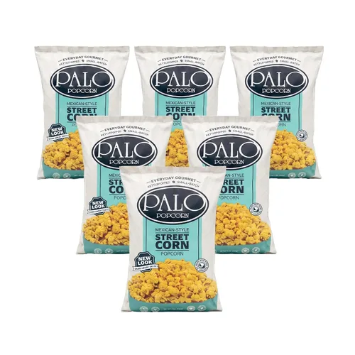 Vista 10 de Palo Popcorn Palomitas de maíz cheddar de tocino, bolsas de 6 onzas (paquete de 6)