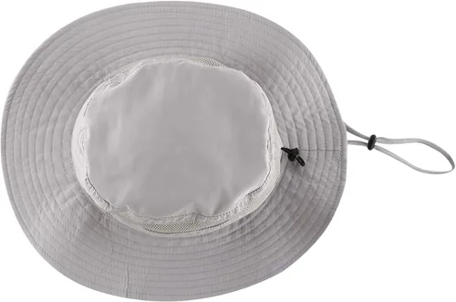 Vista 2 de Connectyle Sombrero de malla Boonie para mujer ala ancha protección UV sombrero de pesca de playa