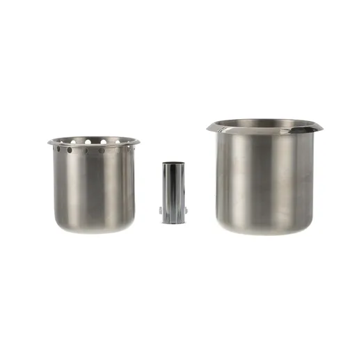 Vista 2 de Encore - Conjunto de pozo de acero inoxidable con menos grifo
