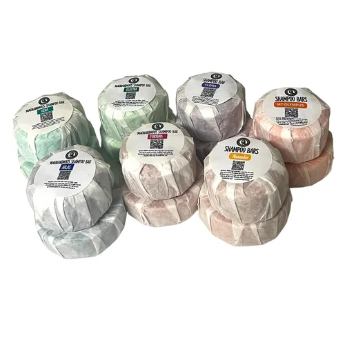 Vista 5 de Champú y acondicionador de barras de aroma "Fortuna" (mahoganía, bergamot y musgaza exótica). Las mejores barras de champú y acondicionador