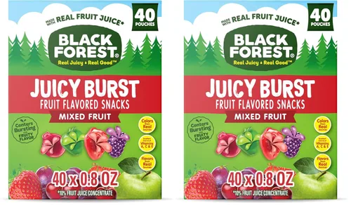 Vista 13 de Black Forest, Juicy Burst, bocadillos con sabor a frutas, sabores de frutas mixtas, una explosión jugosa de sabores naturales, hechos con jugo