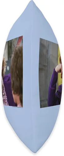 Vista 2 de Willy Wonka Chocolate Factory Condescendiente Wonka - Almohada de 15.7 x 15.7 in, multicolor