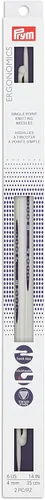 Vista 11 de Prym Ergonomics - Aguja de tejer de un solo punto de 14 pulgadas, tamaño 2 (paquete de 2)