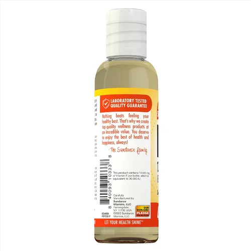 Vista 6 de Sundance Aceite líquido de vitamina E, 4 onzas líquidas