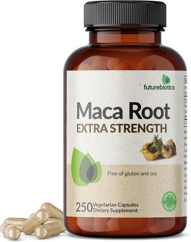 Vista 9 de Futurebiotics La raíz de maca extra fuerte apoya la energía, la resistencia y la salud reproductiva, sin OMG, 120 cápsulas vegetarianas