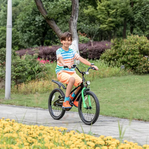 Vista 7 de Glerc Fantacy Kids Bike, 12-20 Inch Children Bicycle for 2-13 Years Old Boys Girls, Kids Bicycle with Water Bottle Holder & Headlight & Training