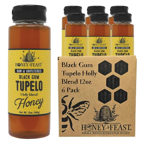 Vista 43 de Honey Feast Flower Powered Allergy Blend 10 veces miel, 12 onzas
