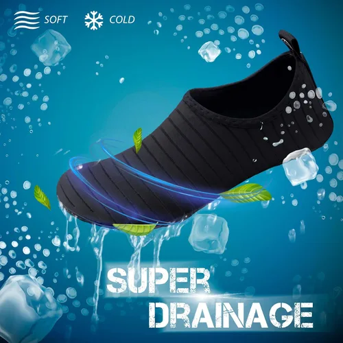 Vista 2 de SIMARI Water Shoes Womens Mens Barefoot Unisex Aqua Socks Slip-on for Indoor Outdoor Snorkeling SWS002