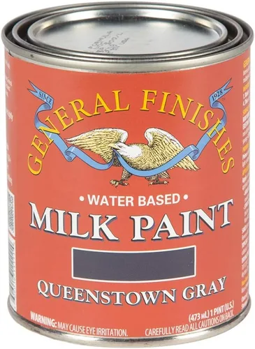 Vista 14 de General Finishes Pintura de leche a base de agua, 1 pinta, blanco antiguo