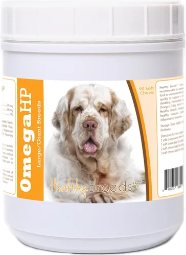 Vista 49 de Healthy Breeds Affenpinscher Omega HP - Masticables suaves para piel y pelaje, 60
