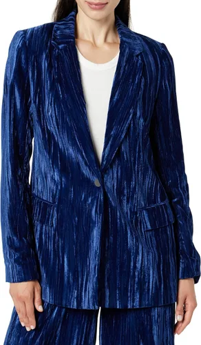 Vista 27 de The Drop Blake - Blazer largo para mujer Boucle negro