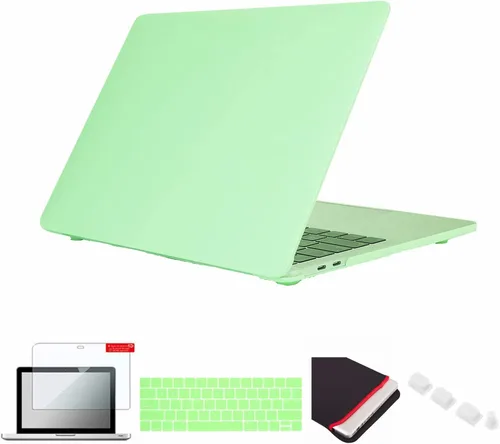 Vista 53 de Se7enline Compatible con MacBook Pro Touch Bar Case 2016/2017/2018/2019, funda rígida mate para Mac Pro de 13 pulgadas, A1706/A1989/A2159, funda